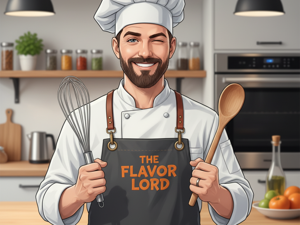 Chef wearing apron