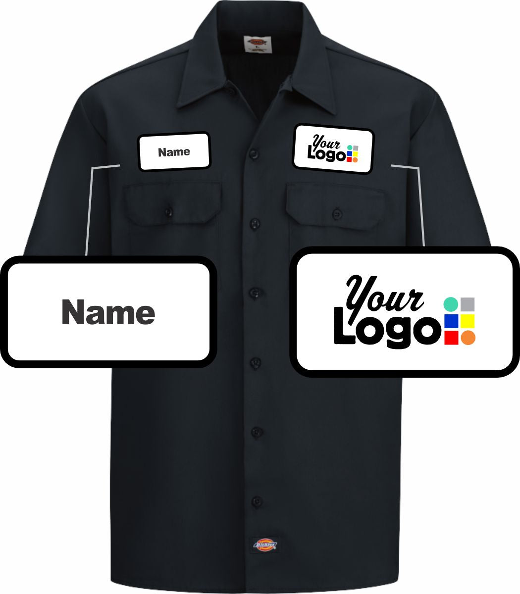 Dickies S/S Traditional Custom Work Shirt, color: Black
