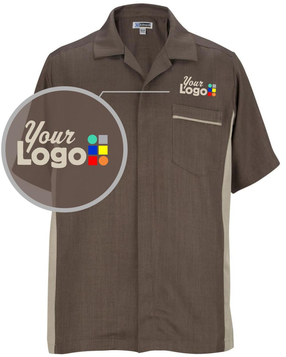 Edwards Premier Tunic Custom Housekeeping Coat, color: Chestnut