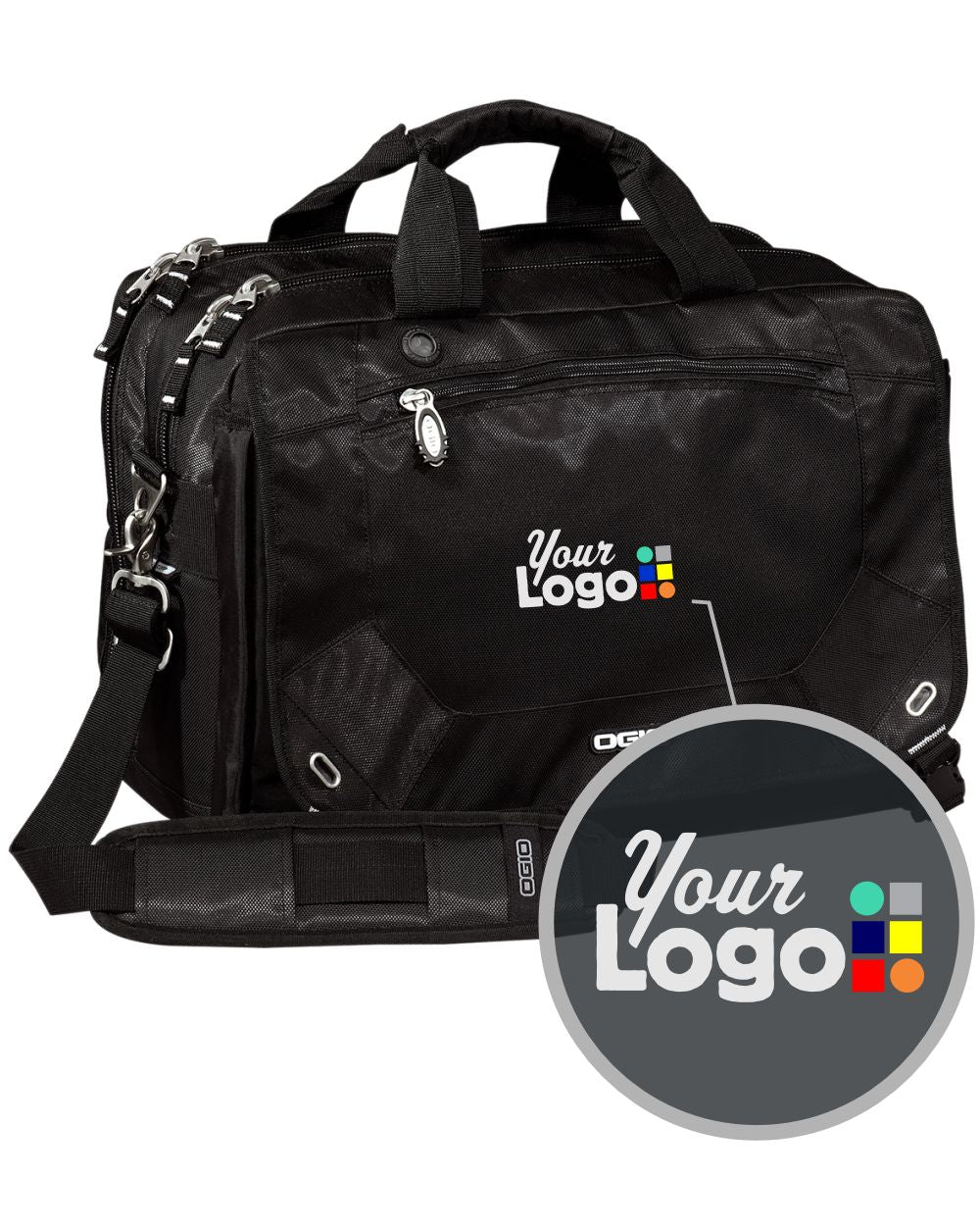 Ogio Messanger 17-inch Custom Laptop Bag, color: Black
