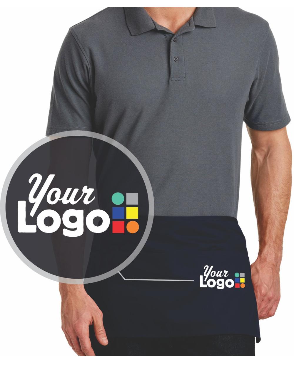 Port Authority 3-Pocket Waist Custom Apron, color: Navy