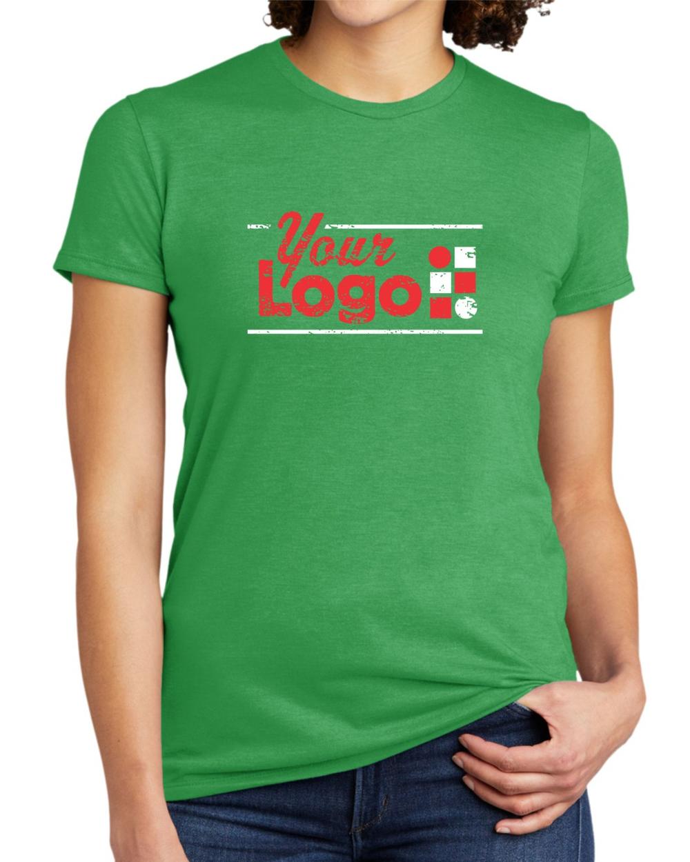 Allmade S/S Tri-Blend Custom T-Shirt, color: Enviro Green