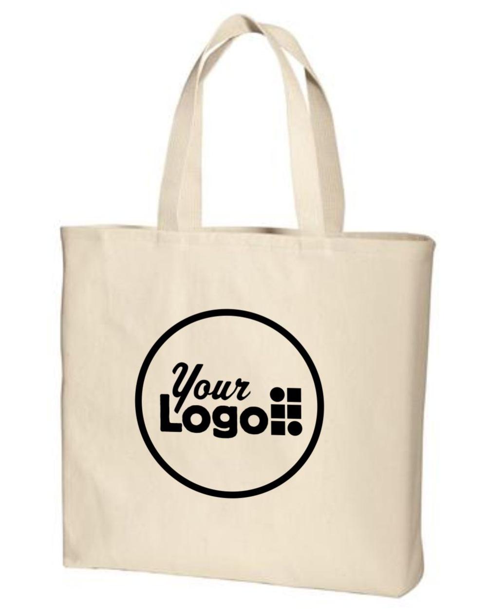 Port Authority Convention Custom Tote Bag, color: Natural