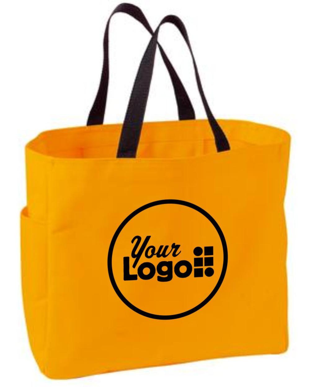 Port Authority Essential Custom Tote Bag, color: Athletic Gold