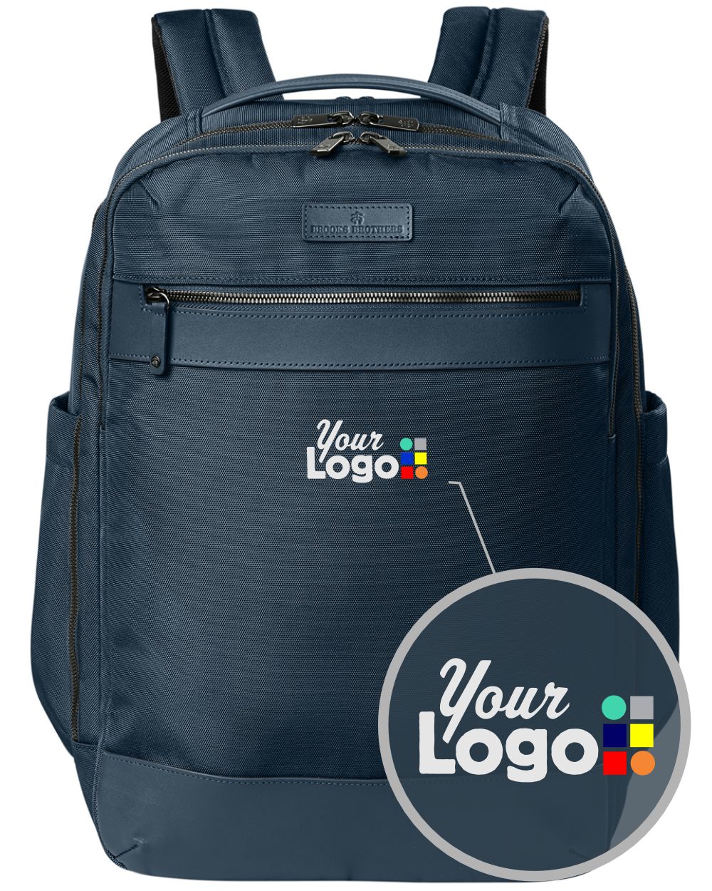 Brooks Brothers Oxford Custom Backpack, color: Navy Blazer