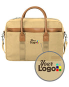 Brooks Brothers Wells Briefcase Custom Laptop Bag, color: Ledger Khaki