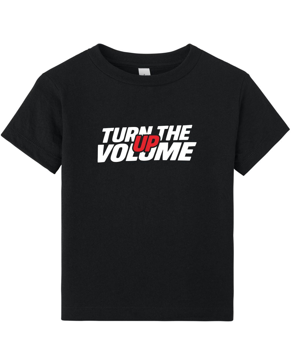 BELLA-CANVAS S/S Triblend Turn The Volume Up T-Shirt, color: Solid Black Triblend