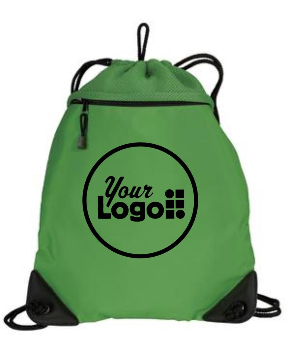 Port Authority Cinch Custom Bag, color: Cactus