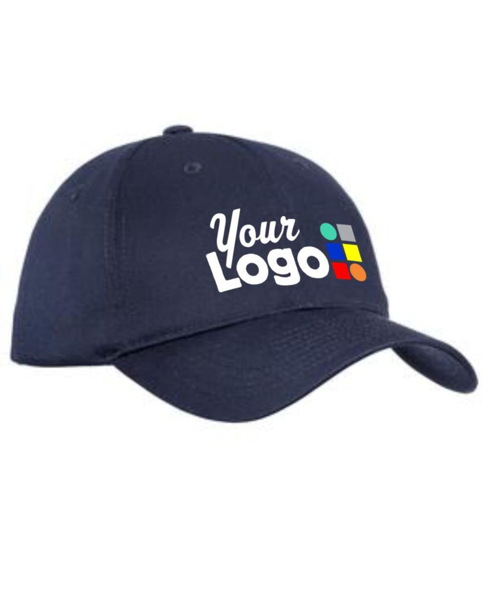 Port Authority Fine Twill Custom Cap, color: Navy