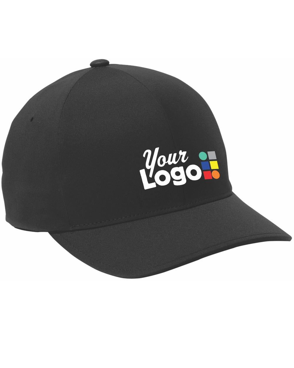 Port Authority FlexFit Delta Custom Cap, color: Black