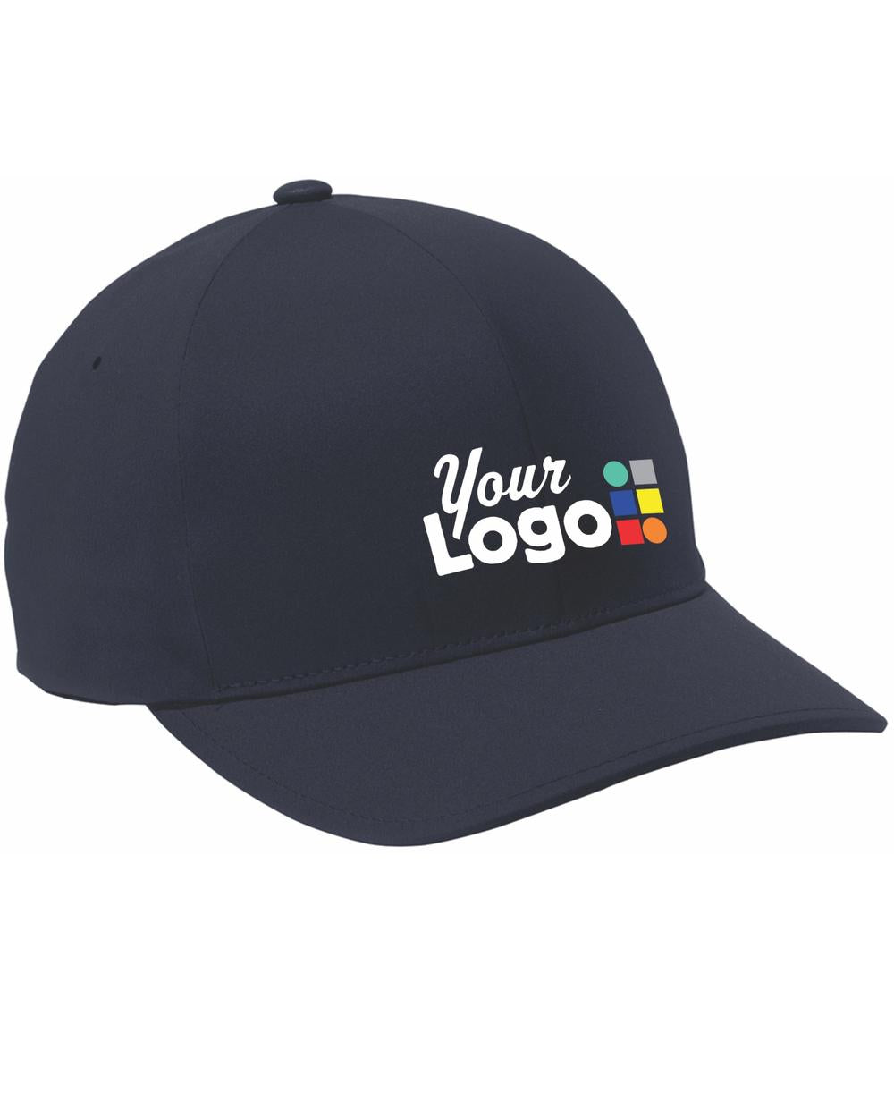 Port Authority FlexFit Delta Custom Cap, color: Navy