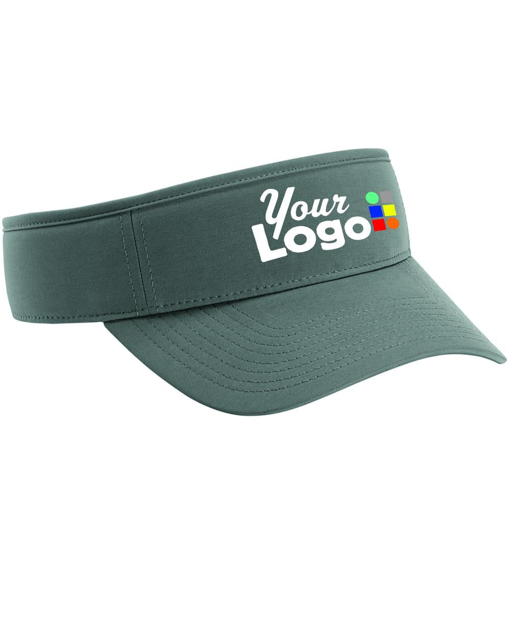 Port Authority Poly Custom Visor, color: Deep Smoke