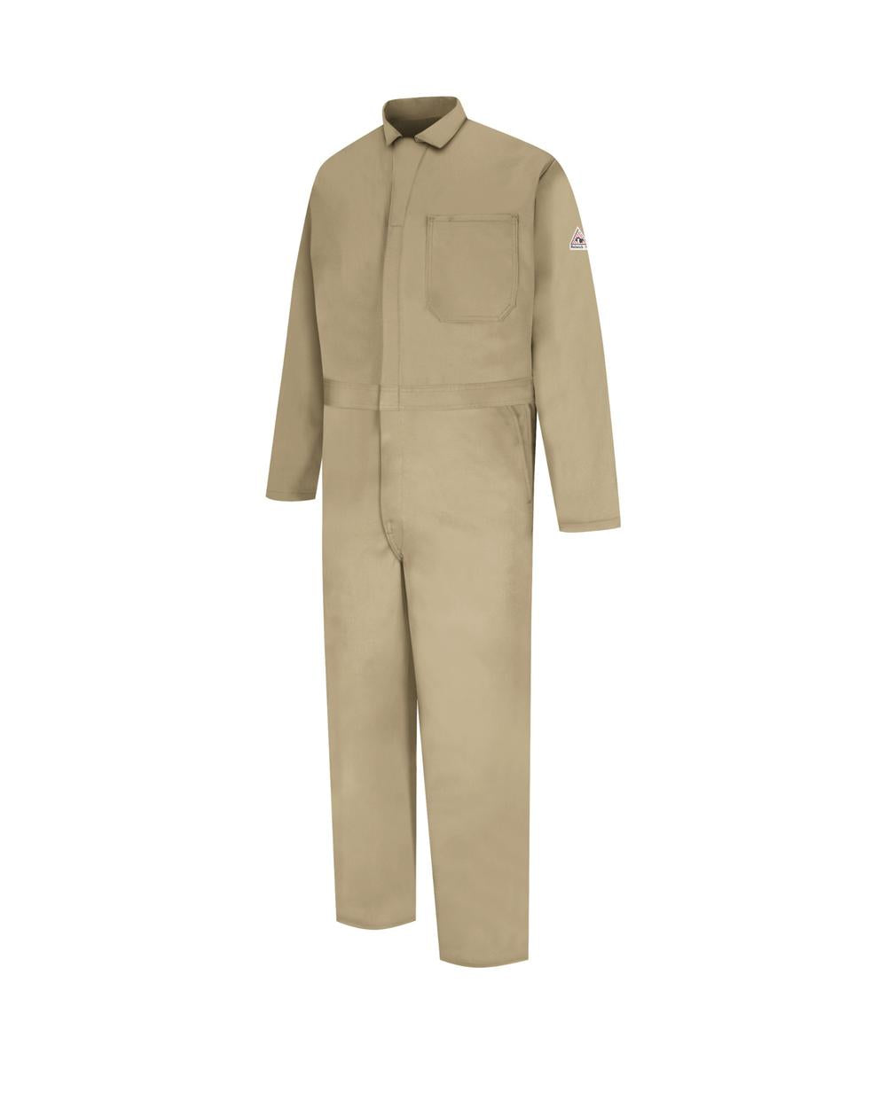 Bulwark Contractor Excel Flame Resistant Coverall, color: Khaki