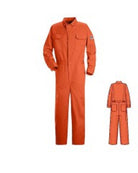 Bulwark Deluxe Contractor Excel Flame Resistant Coverall, color: Orange