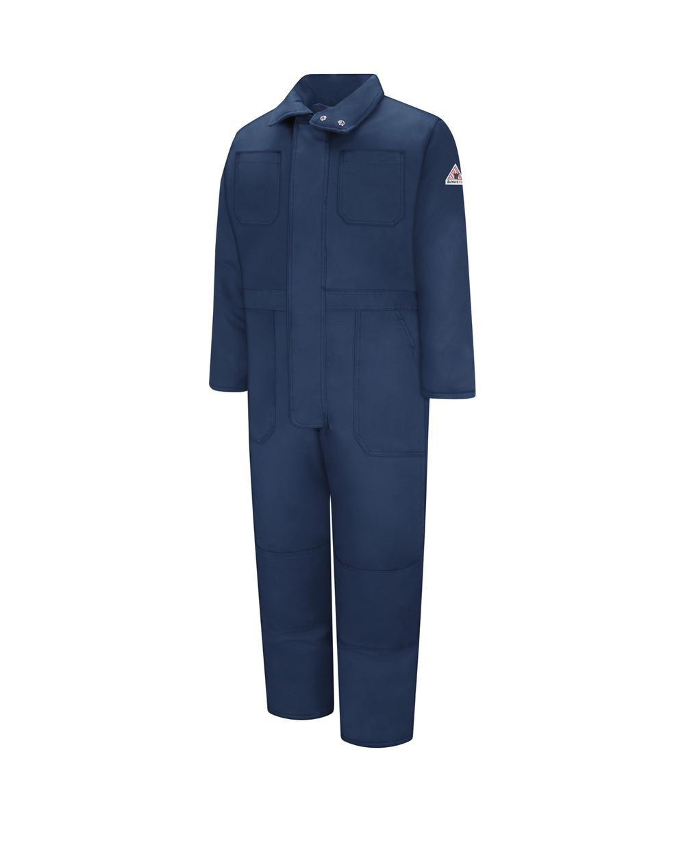Bulwark Deluxe Excel Flame Resistant Coverall, color: Navy