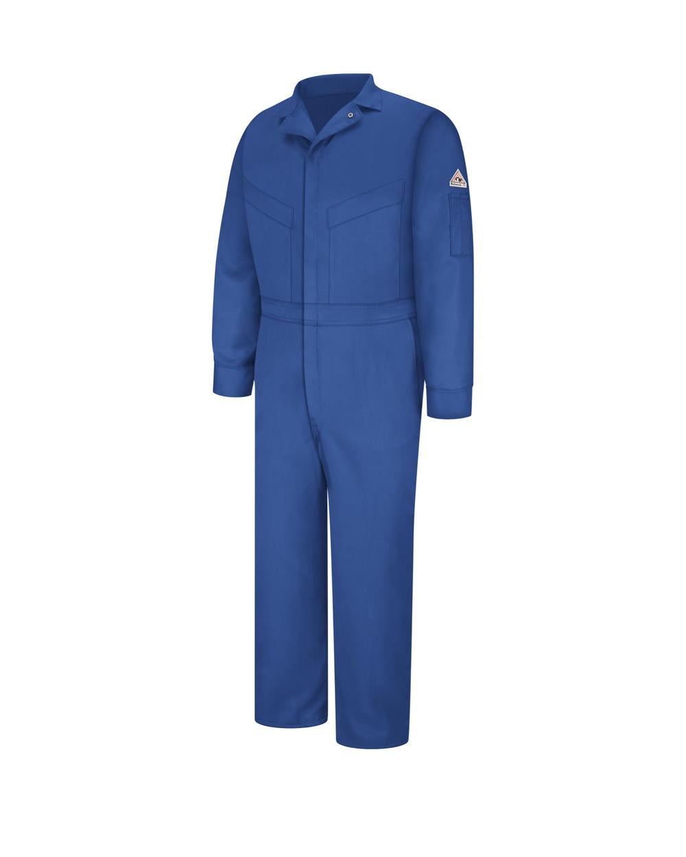 Bulwark Deluxe-Excel ComforTouch Flame Resistant Coverall, color: Royal Blue