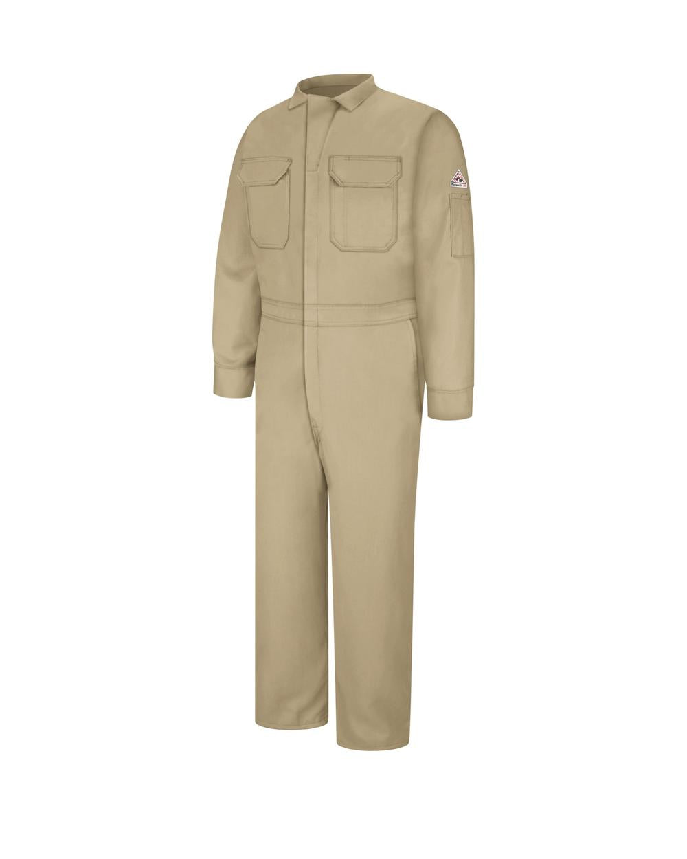 Bulwark Deluxe Contractor CoolTouch-2 Flame Resistant Coverall, color: Khaki