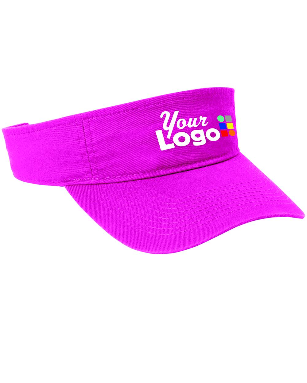 Port & Company Fashion Custom Visor, color: Sangria