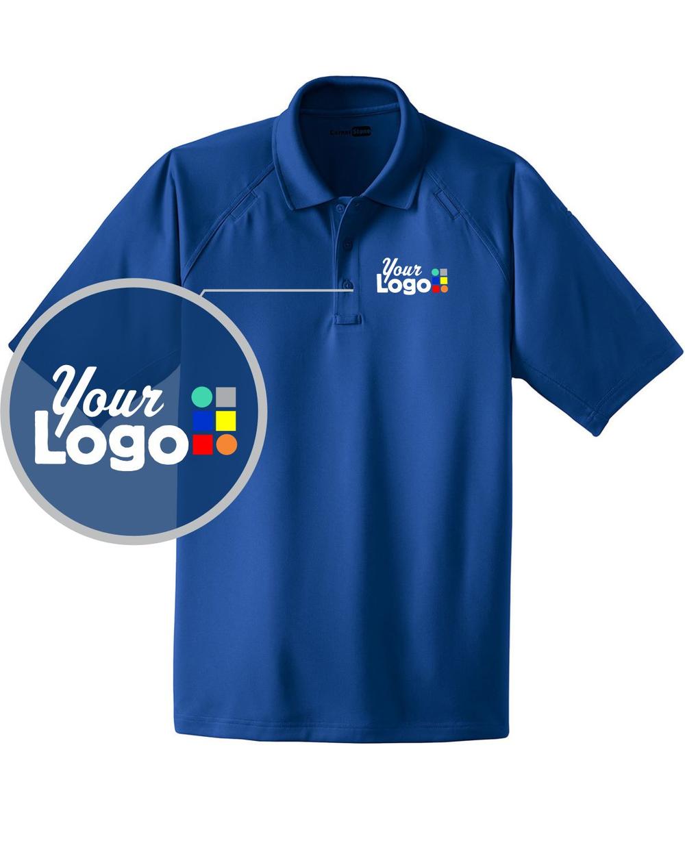 CornerStone S/S Select Snag-Proof Tactical Custom Golf Shirt, color: Royal