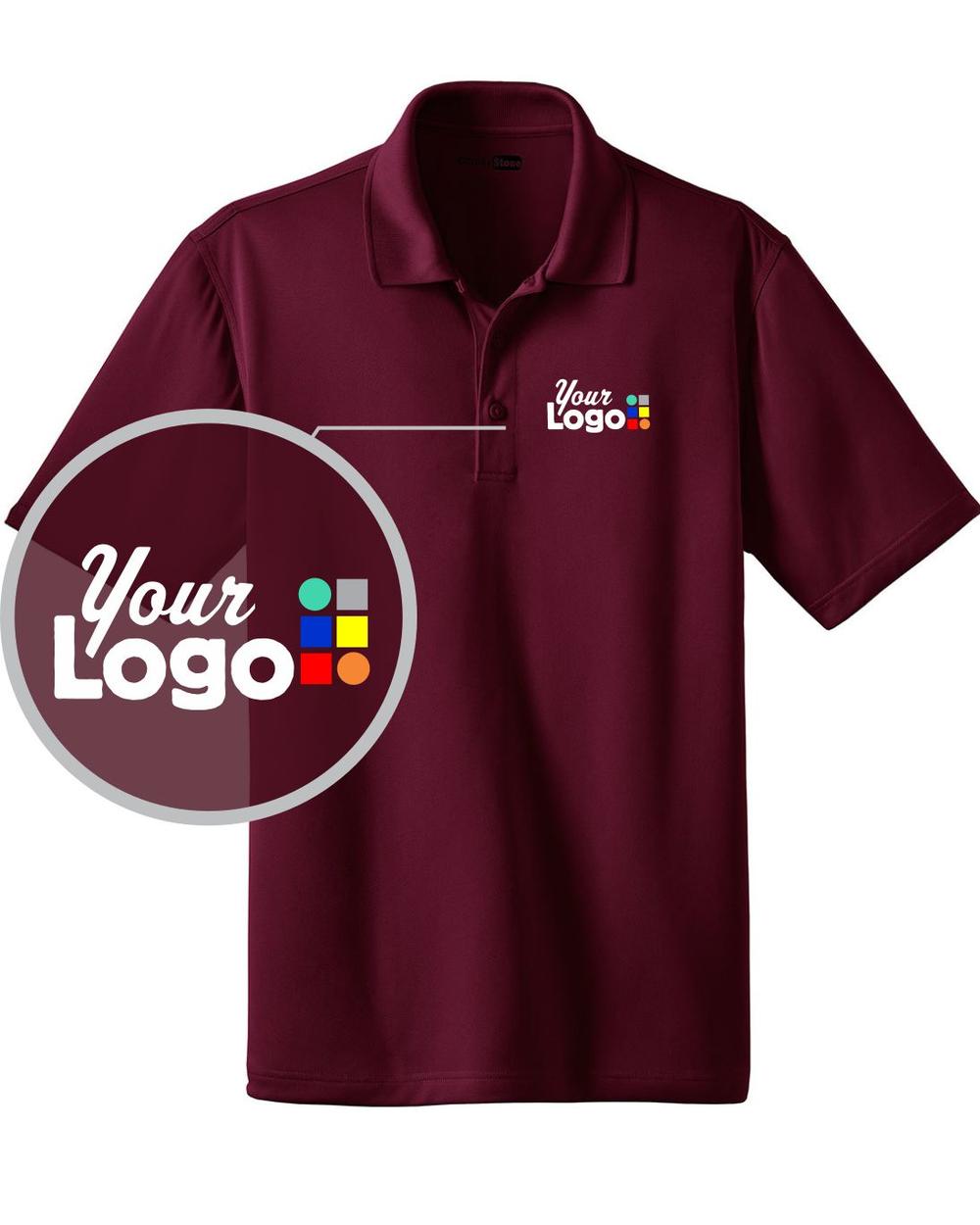 CornerStone S/S Select Snag-Proof Industrial Custom Golf Shirt, color: Maroon