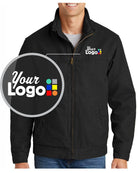 CornerStone Washed-Duck Custom Jacket, color: Black