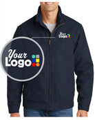 CornerStone Washed-Duck Custom Jacket, color: Navy