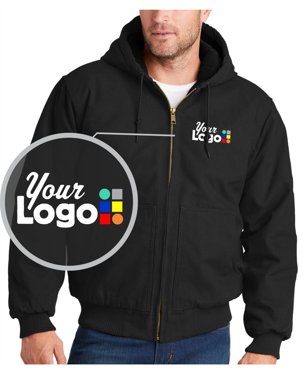 CornerStone Washed-Duck Industrial Custom Jacket, color: Black