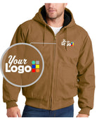 CornerStone Washed-Duck Industrial Custom Jacket, color: Duck Brown