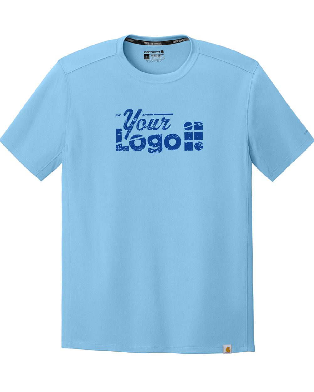 Carhartt S/S Force Sun Defender Custom T-Shirt, color: Fresh Water Blue