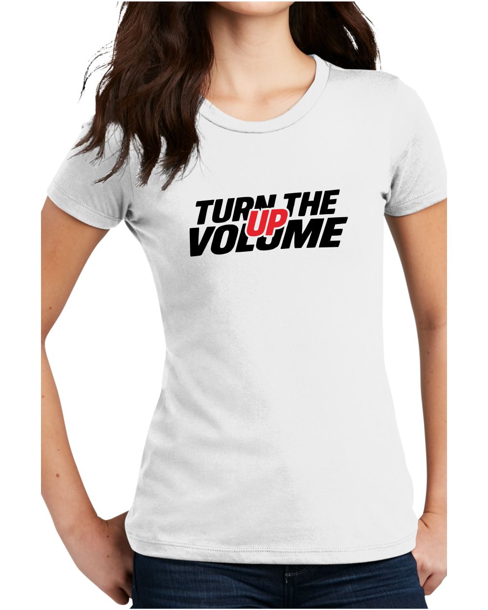 District S/S Perfect Blend Turn The Volume Up T-Shirt, color: White