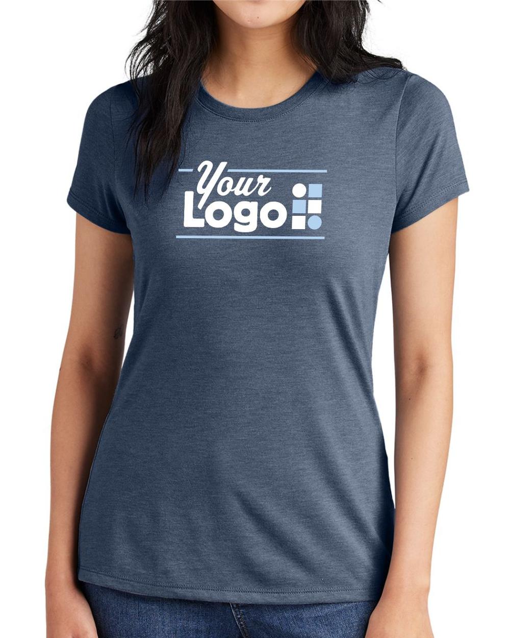 District S/S Perfect Tri Custom T-Shirt, color: Navy Frost