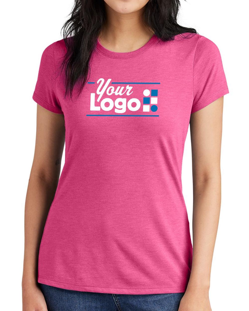 District S/S Perfect Tri Custom T-Shirt, color: Fuchsia Frost