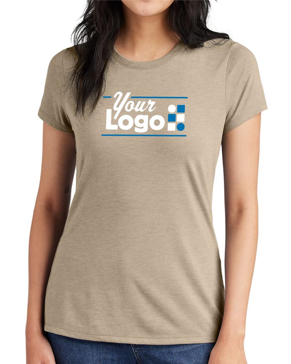 District S/S Perfect Tri Custom T-Shirt, color: Desert Tan Heather