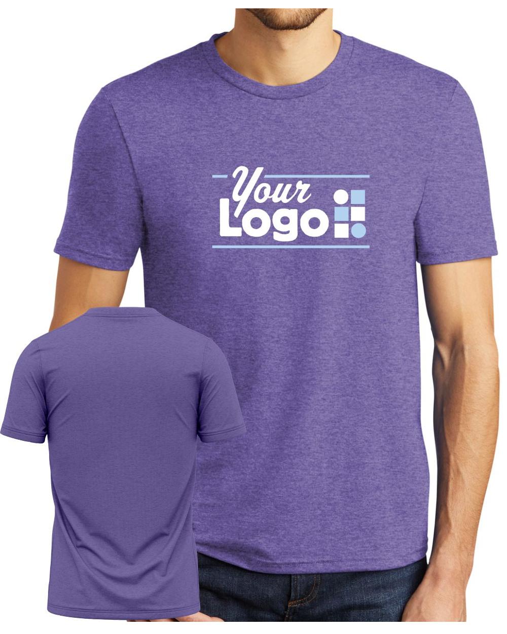 District S/S Perfect Tri Custom T-Shirt, color: Purple Frost