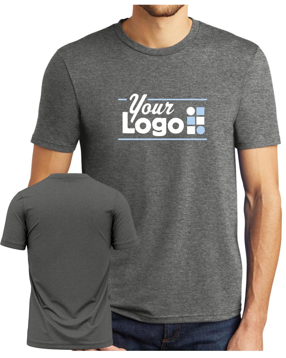 District S/S Perfect Tri Custom T-Shirt, color: Grey Frost