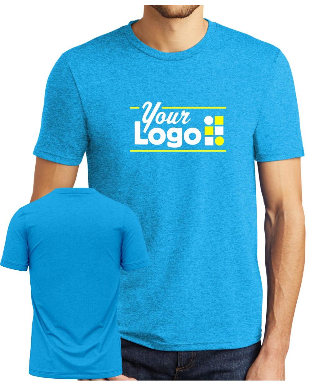 District S/S Perfect Tri Custom T-Shirt, color: Turquoise Frost