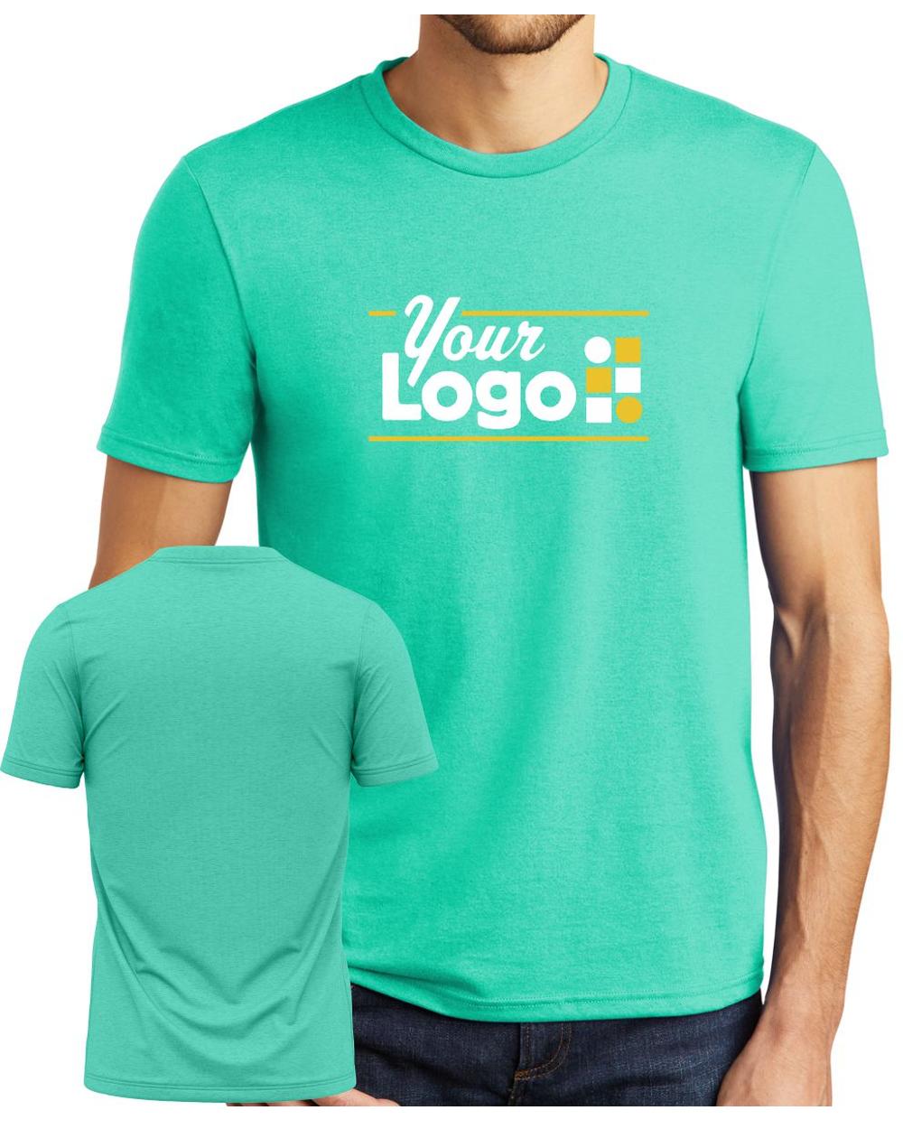 District S/S Perfect Tri Custom T-Shirt, color: Aqua Heather