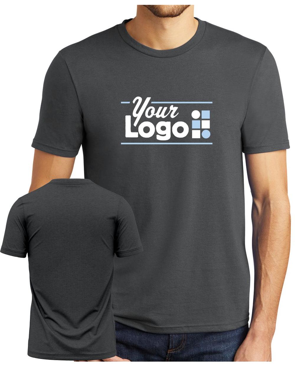 District S/S Perfect Tri Custom T-Shirt, color: Charcoal