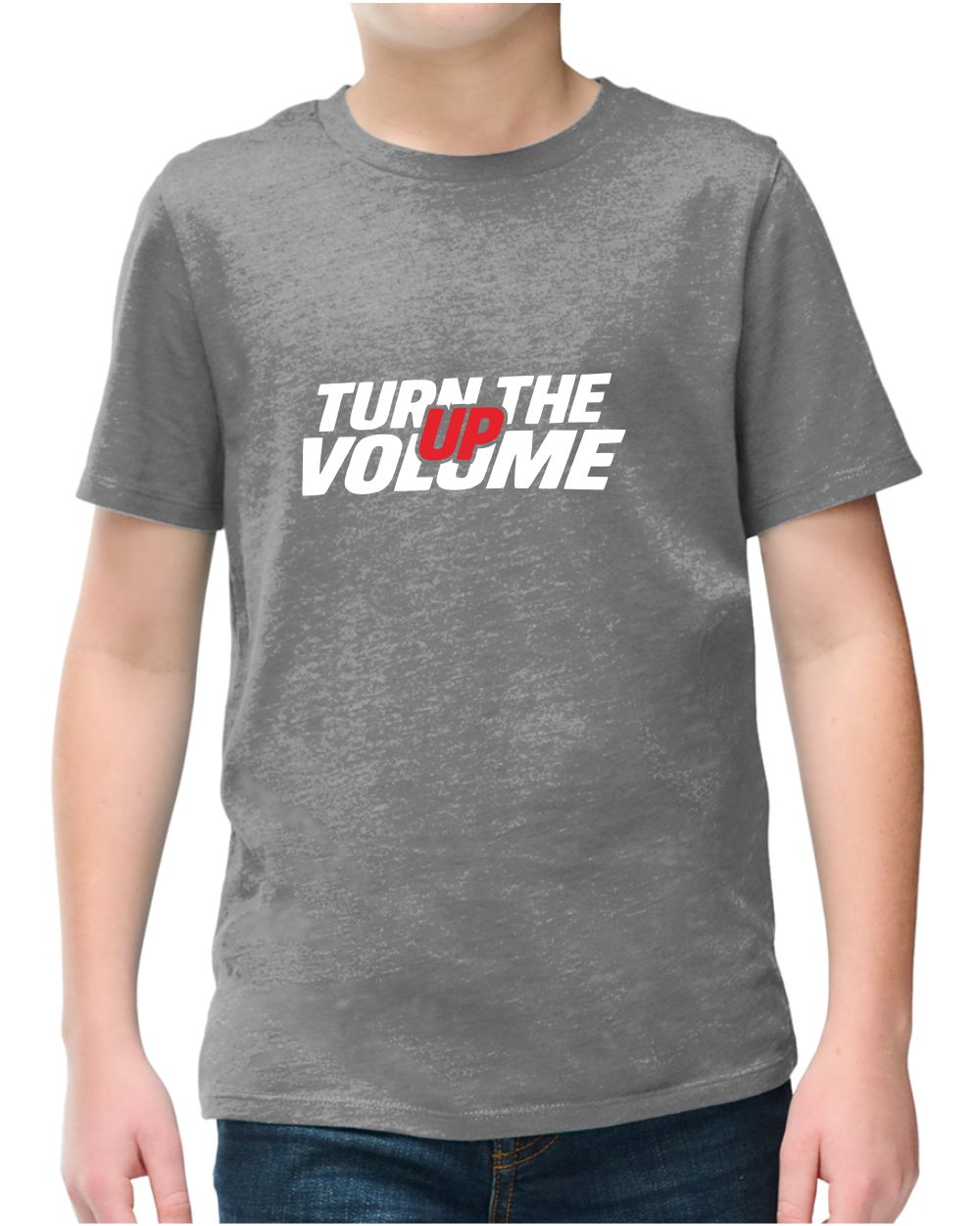 District S/S Perfect Blend Turn The Volume Up T-Shirt, color: Grey Frost