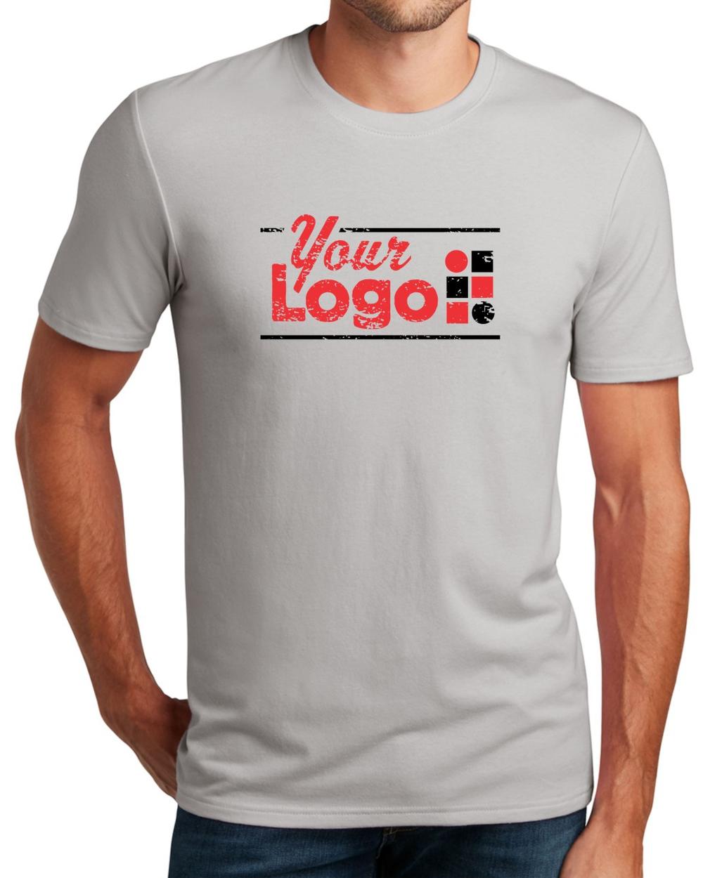 District S/S Flex Custom T-Shirt, color: Silver Mist