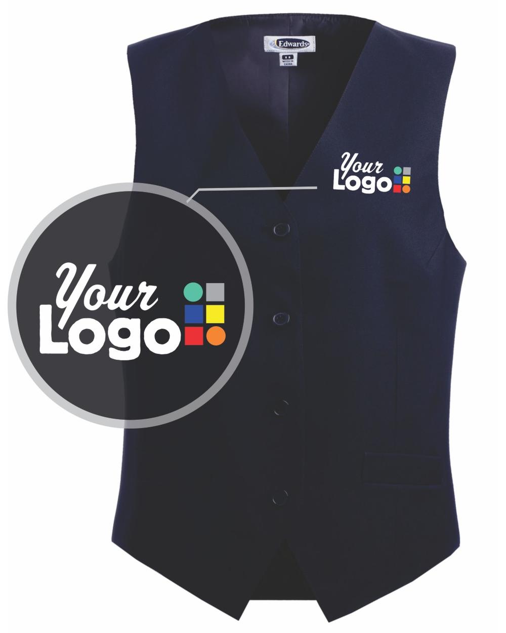 Edwards Formal Custom Vest, color: Navy