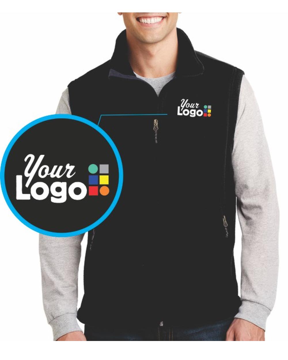 Port Authority Value-Fleece Custom Vest, color: Black
