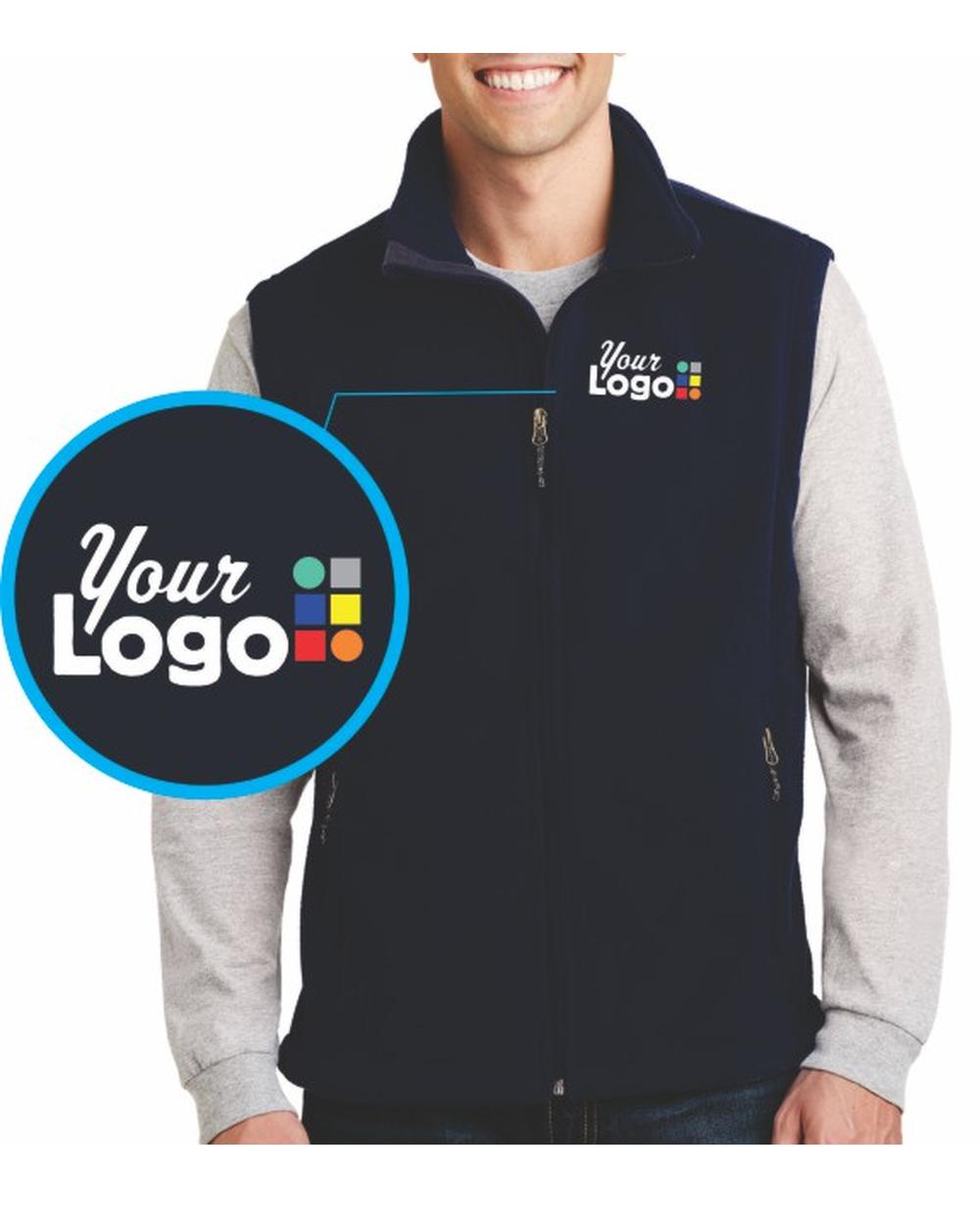 Port Authority Value-Fleece Custom Vest, color: True Navy