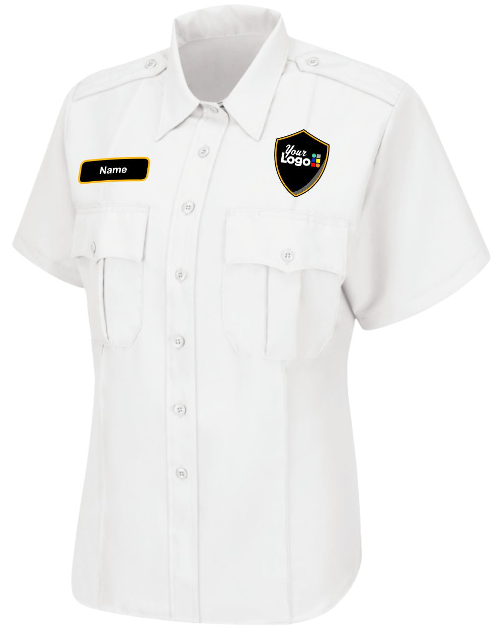 Horace Small S/S Sentry Custom Security Shirt, color: White