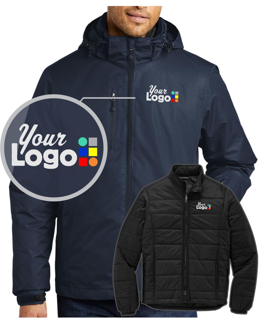 Port Authority Vortex 3-in-1 Custom Jacket, color: River Blue Navy