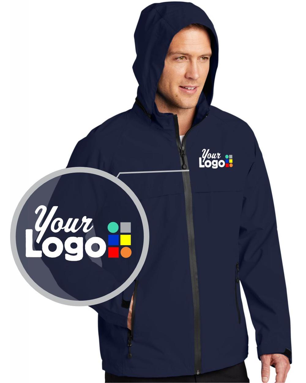 Port Authority Torrent WaterProof Custom Jacket, color: True Navy