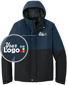 Port Authority Insulated Heavy Ripstop Custom Jacket, color: Dress Blue Navy/Deep Black