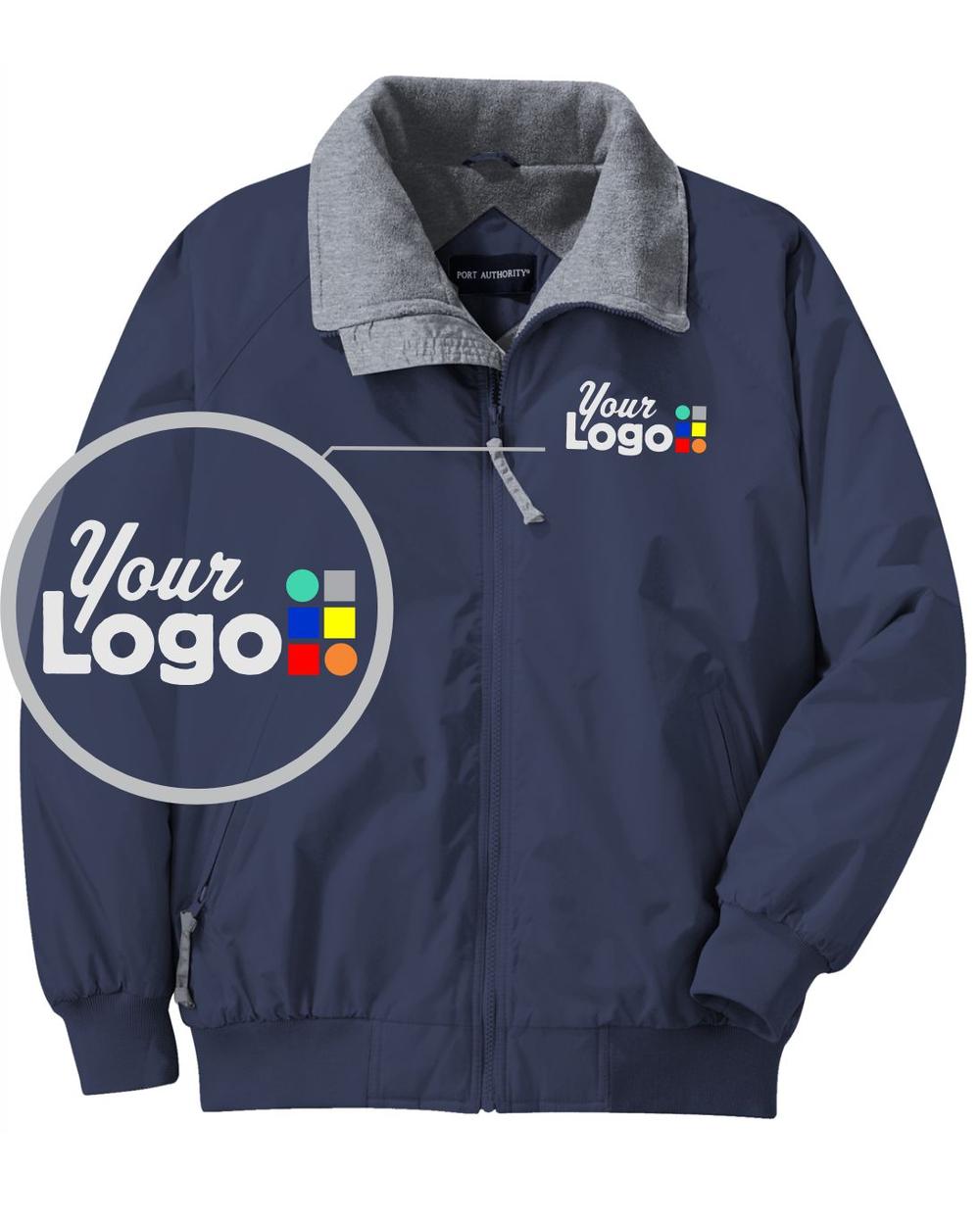 Port Authority Challenger Custom Jacket, color: True Navy/Grey Heather