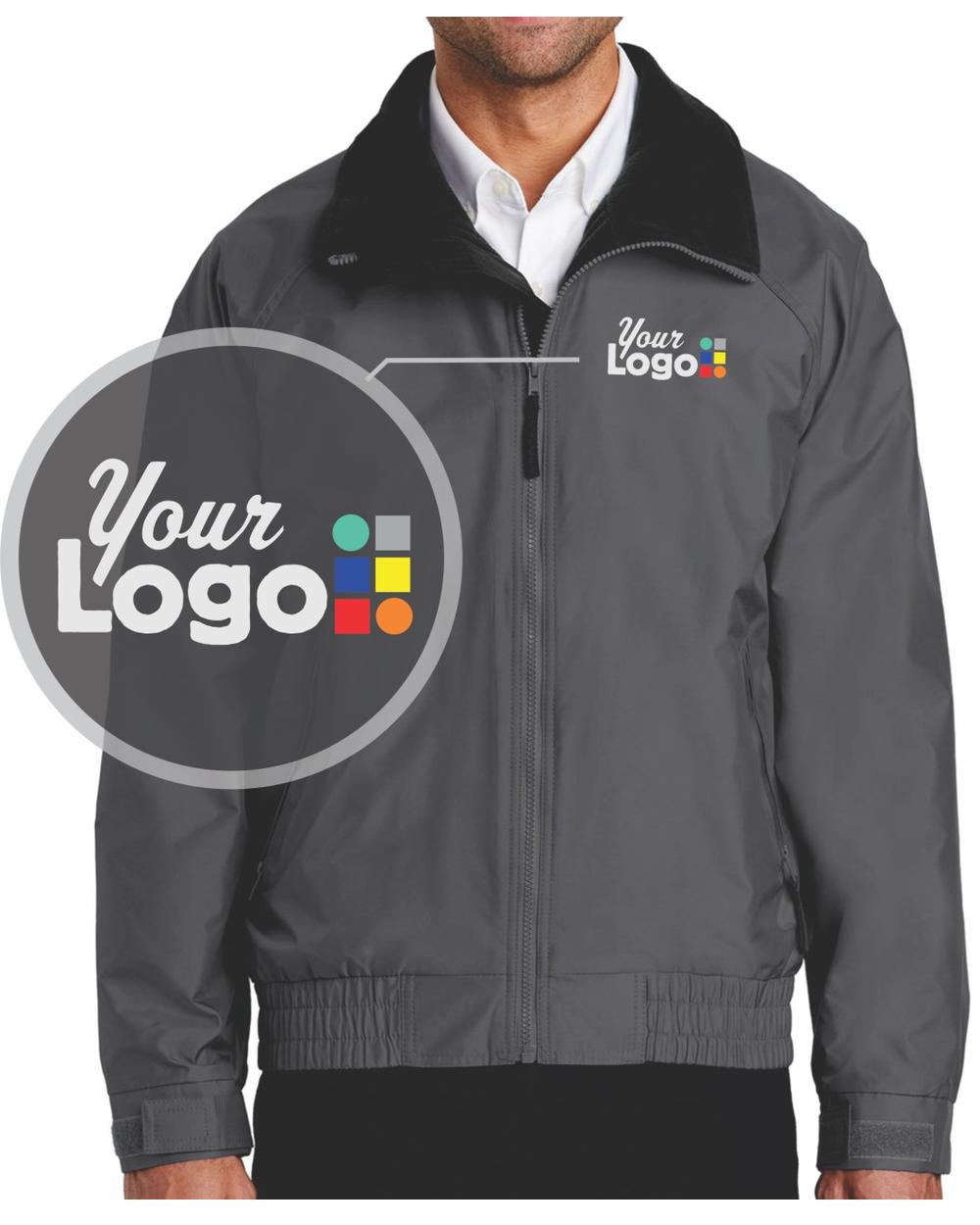 Port Authority Competitor Custom Jacket, color: Deep Smoke/Black