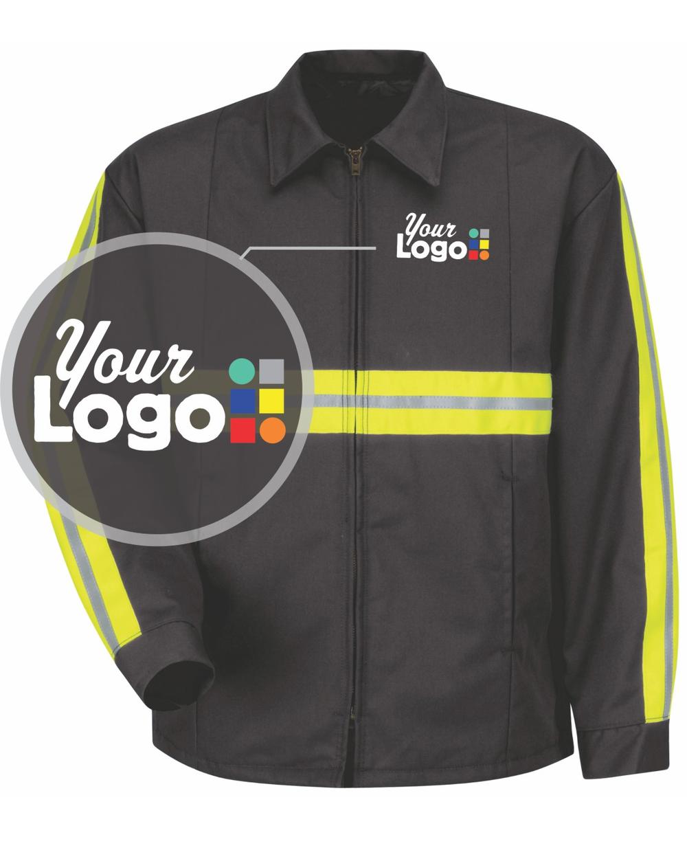 RedKap Hi-Vis Custom Jacket, color: Charcoal